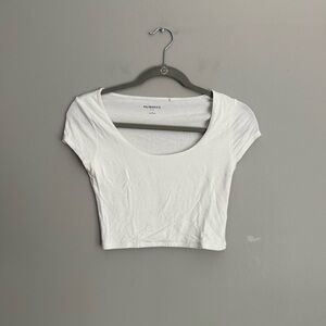 Pacsun White Crop T-Shirt